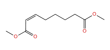 (Z)-Dimethyl 3-methyl-2-octenedioate